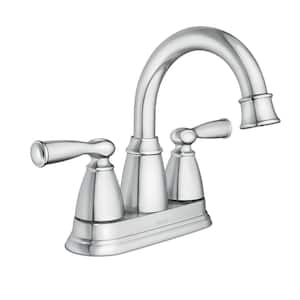 Banbury 4 in. Centerset Double Handle Bathroom Faucet in Chrome