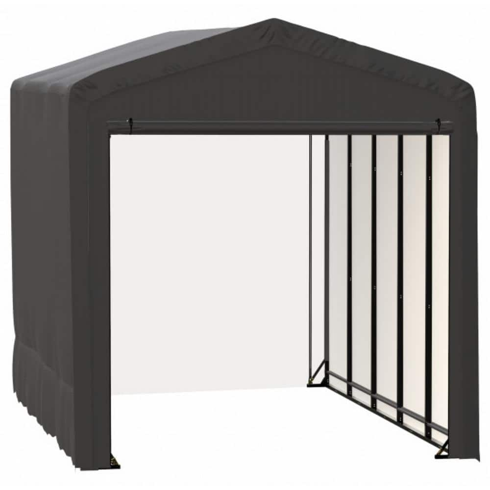 ShelterLogic Sheltertube 14 ft. x 23 ft. x 16 ft. Gray Garage