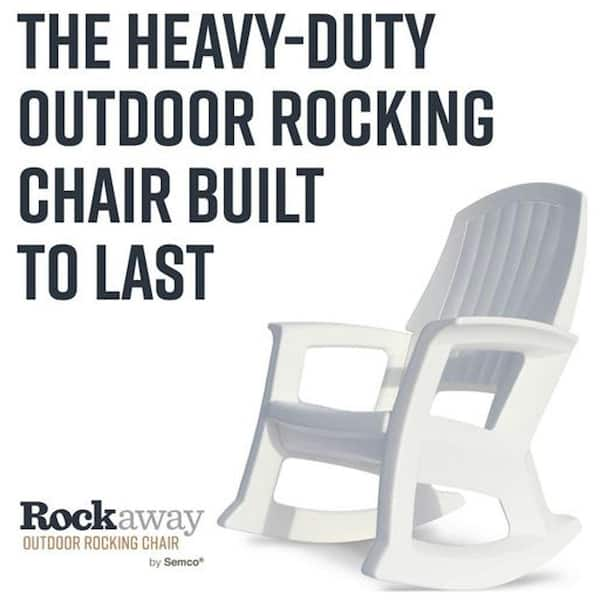 Outdoor semco recycled plastic rocking chair hot sale