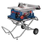 10 in. Worksite Table Saw with Gravity-Rise Stand
