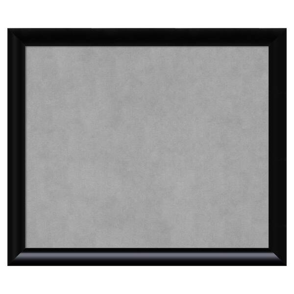 Amanti Art Steinway Black Scoop 27 in. x 23 in Framed Magnetic Board