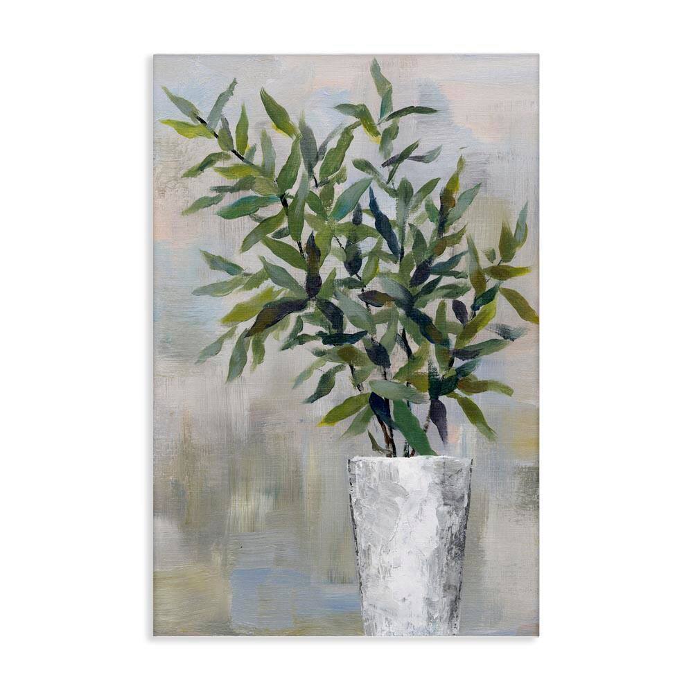 Splayed Plant Leaves by Cloverfield & Co. Unframed Nature Graphic Art Print 30 in. x 20 in. price history on PriceWatchPro