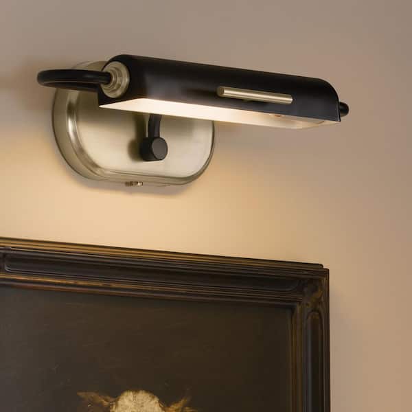 Caillier 17.25 in. 1-Light Hardwired Picture Light in Black