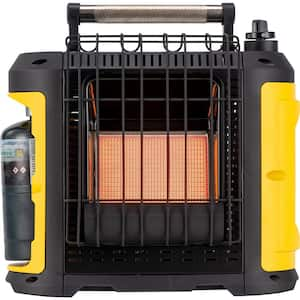 Portable Propane (LP) Recreational Radiant Heater 10,000 BTU's, 1 Button Ignition, Tip Over, ODS, Large Heating Plaque