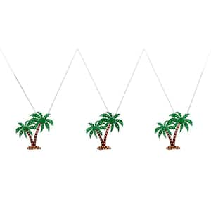 10 in. LED Palm Trees (3-Pack)