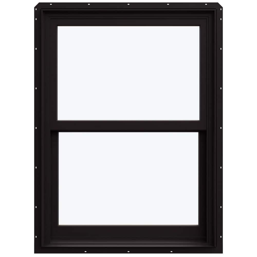 JELD-WEN 35.375 in. x 72 in. W-5500 Double Hung Wood Clad Window ...