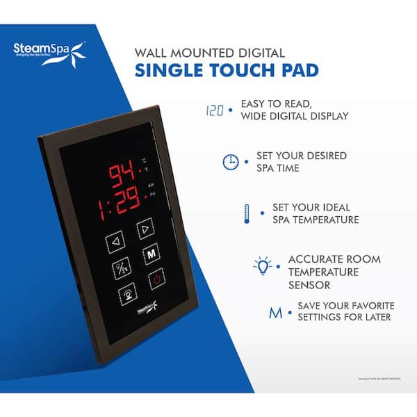 Oasis Touch Panel Control Kit in Oil Rubbed Bronze