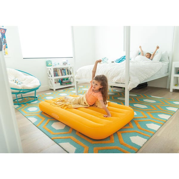 Air Bed Twin Size Mattress Inflatable Home Kids Friends Guests Indoor Outdoor 