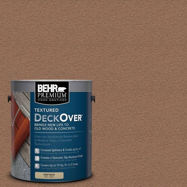 BEHR Premium Textured DeckOver 1 gal. #SC-152 Red Cedar Textured Solid Color Exterior Wood and Concrete Coating