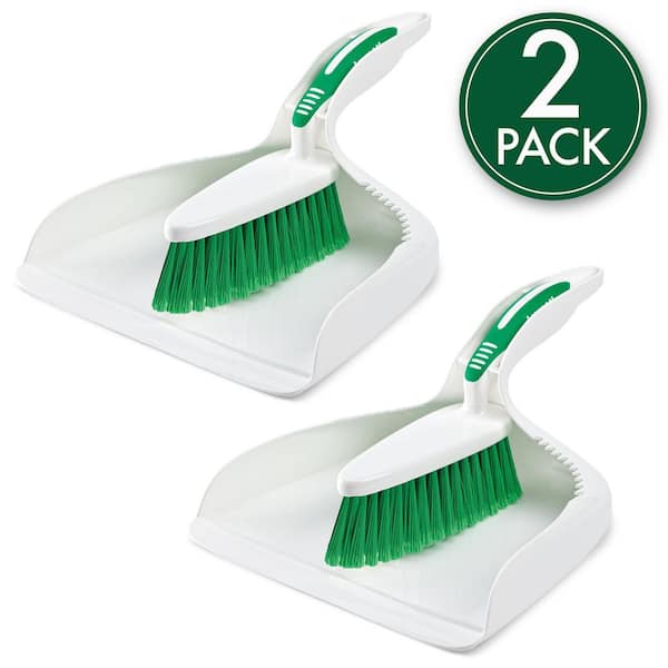 Dust Pan and Duster Brush Set (2-Pack)