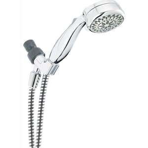 7-Spray Wall Mount Handheld Shower Head 1.8 GPM in Chrome