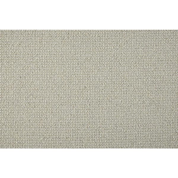 Natural Harmony 6 in. x 6 in. Loop Multi Level Carpet Sample - Sand Harbor - Color Dew/Ivory
