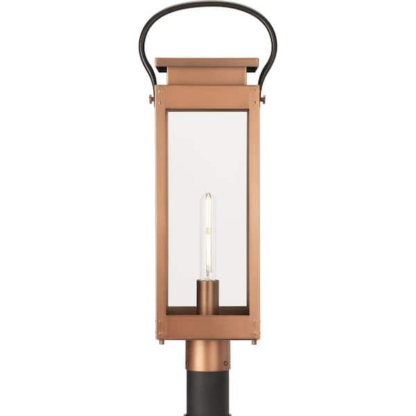 Progress Lighting 1-Light Bronze Steel Hardwired Weather Resistant