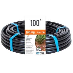 Blue Stripe Drip Tubing Irrigation Watering 1/2" x 100 ft agriculture Greenhouse 