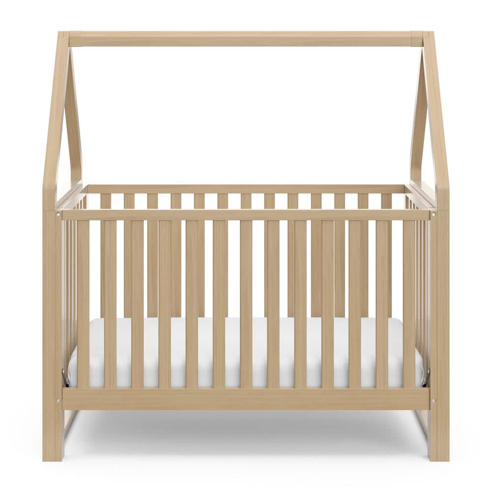 Driftwood 5-in-1 Convertible Crib with Playhouse Design