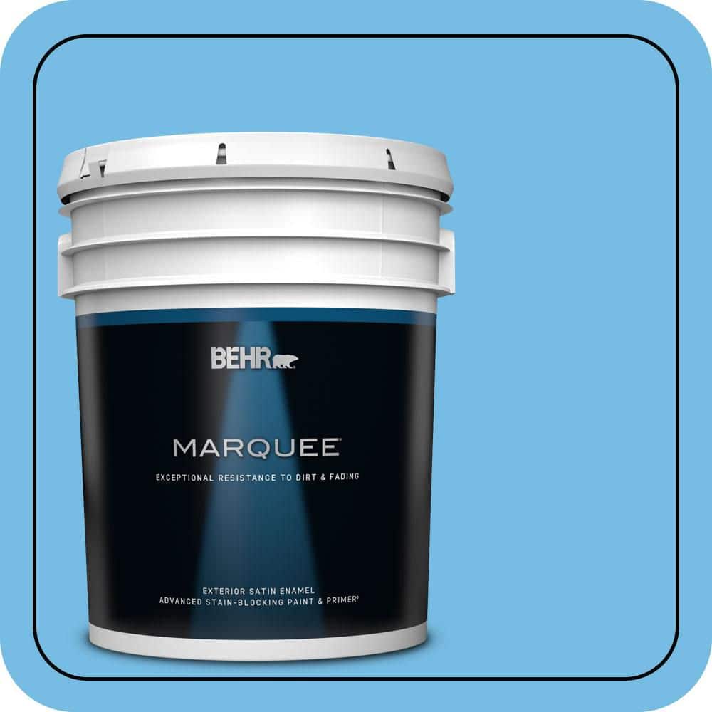 5 gal. #550B-4 Costa Rica Blue Satin Enamel Exterior Paint & Primer price history on PriceWatchPro