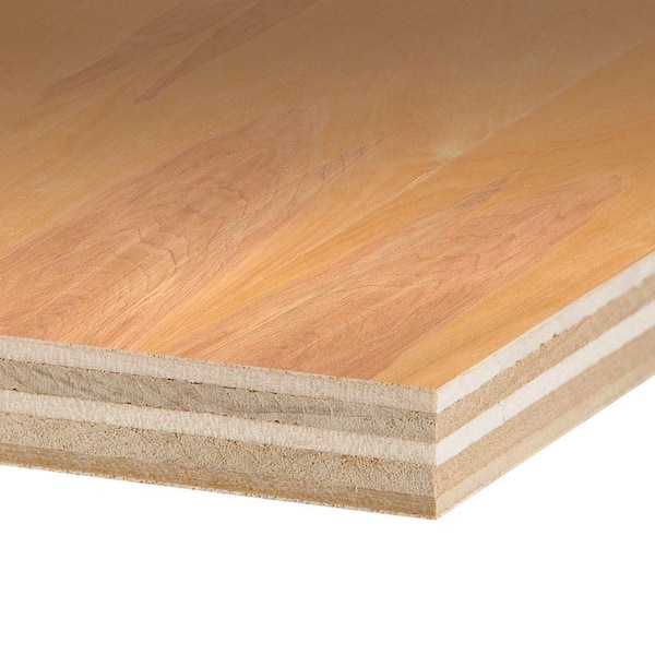 Columbia Forest Products 3 4 In X Ft 8 Purebond Birch Plywood 165921 - Decorative Plywood Home Depot