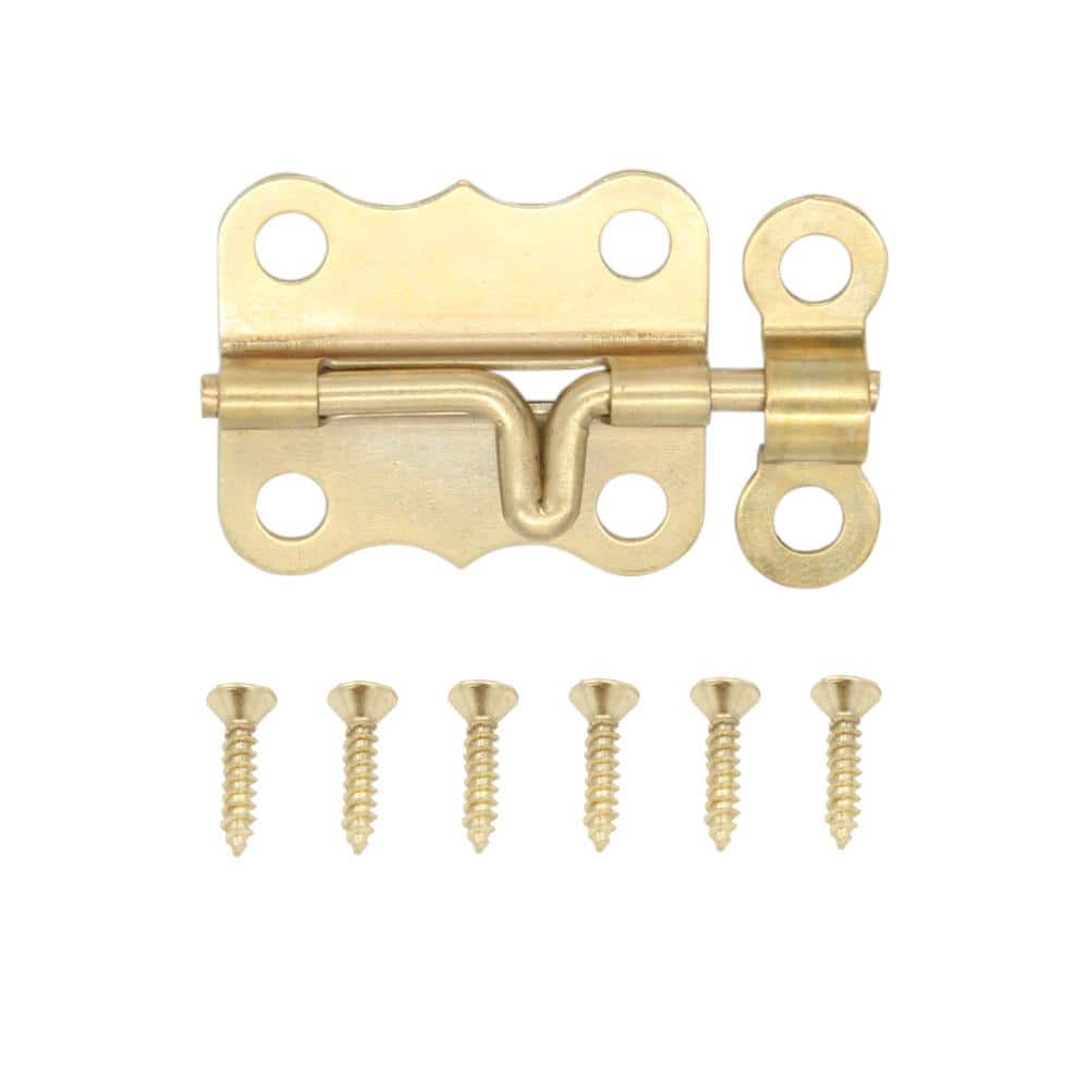 1-3/4 in. Satin Brass Decorative Barrel Bolt