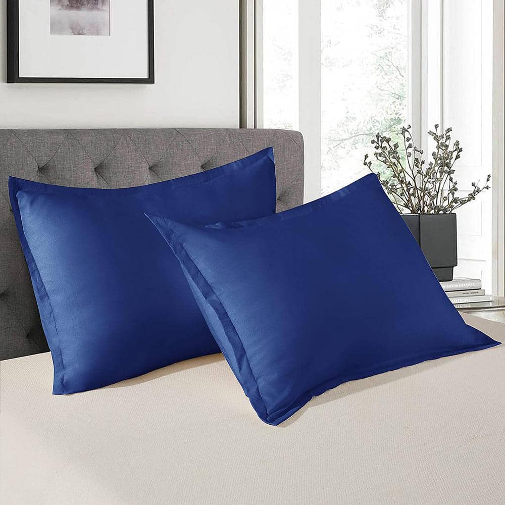 Solid Satin Standard Pillow Case Cushion Cover Bedding Pillowcase For Bedroom 