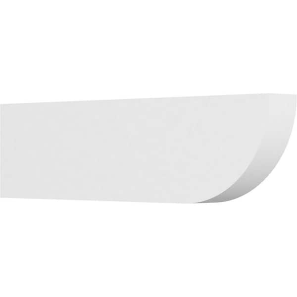 Ekena Millwork 4 in. x 10 in. x 36 in. Standard Durham Architectural Grade PVC Rafter Tail Brace