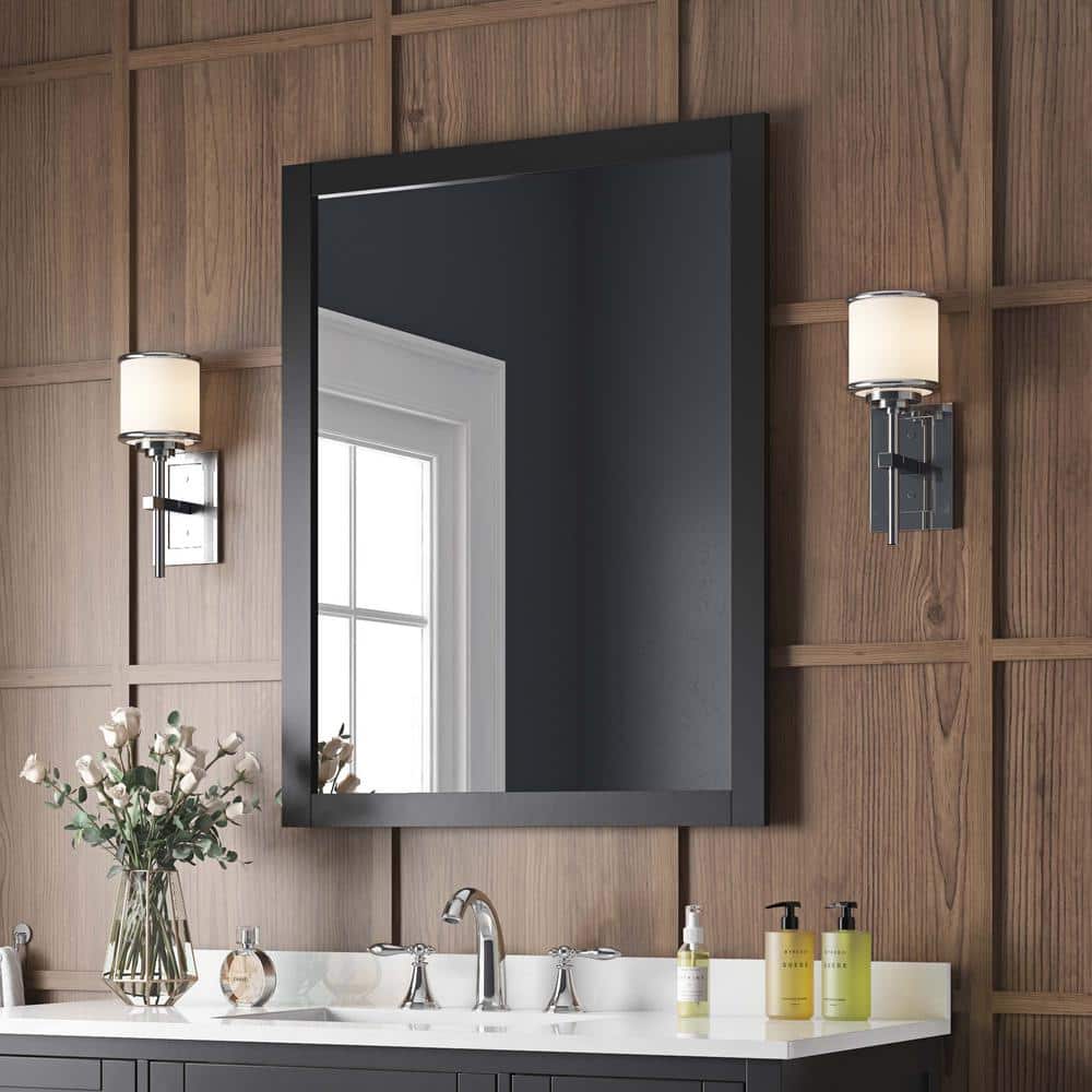 Tahoe Espresso 28" x 36" Solid Wood Full-Length Mirror