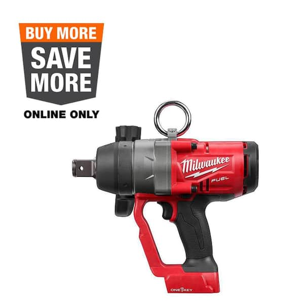 M18 FUEL ONE-KEY 18V Lithium-Ion Brushless Cordless 1 in. Impact Wrench with Friction Ring (Tool-Only)