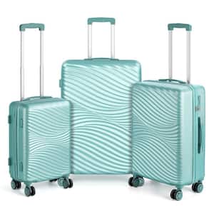 Catalina Waves Nested Hardside Luggage Set in Elite Mint, 3 Piece - TSA Compliant