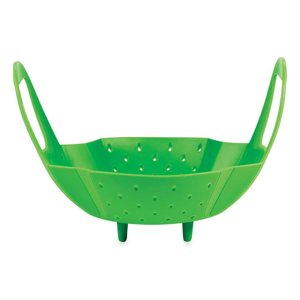 Instant Pot Green Silicone Steamer Basket with Interlocking