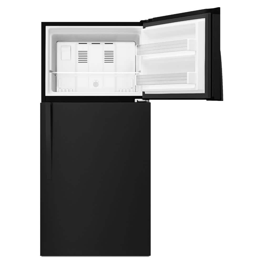 Whirlpool 30 in. Wide Top Freezer Refrigerator in Black 19 Cu. Ft. on Fridge.com