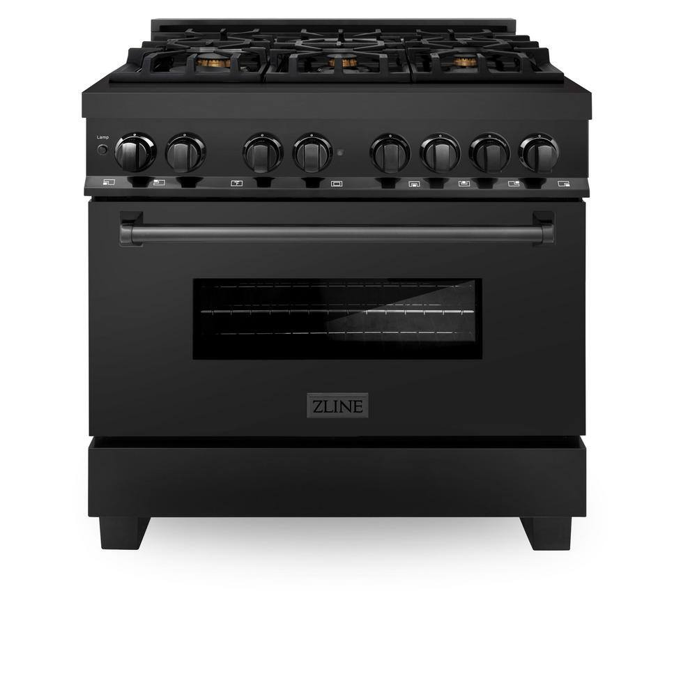 36 in. 4.6 cu. ft. Legacy Dual Fuel Range with Gas Cooktop and Electric Oven in Black Stainless with 6 Brass Burners price history on PriceWatchPro