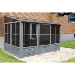 Florence Add-A-Room Solarium 8 ft. x 12 ft. in Slate