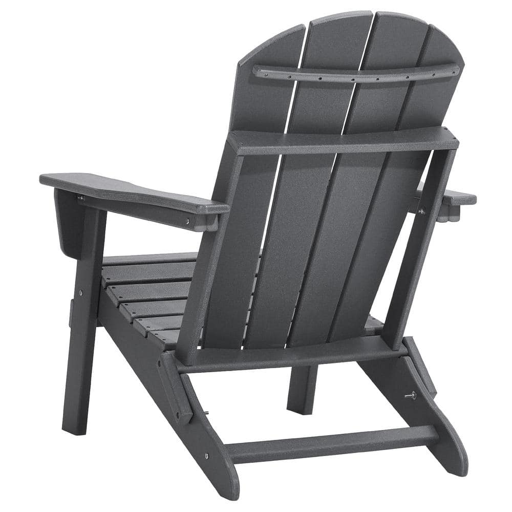SVOPES Adirondack Chair Plastic, Set of 2 All-Weather Portable Folding Fire Pit Chair, Outdoor Patio Chair, image size:1000x1000