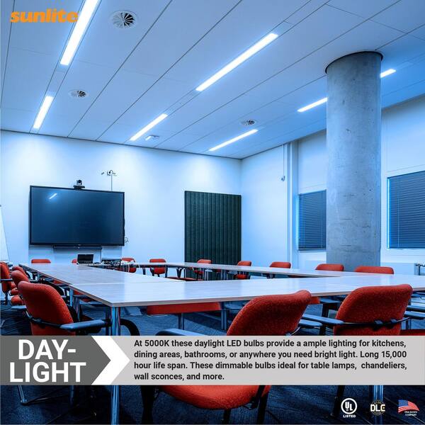 Sunlite 25-Watt 4 ft. Linear T5 Plug and Play Instant Start G5 Base LED Tube Light Bulb in Daylight 6500K (10-Pack)
