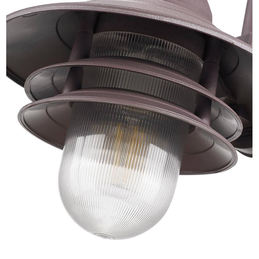 Architectural Bronze 13" Dimmable Outdoor Wall Sconce