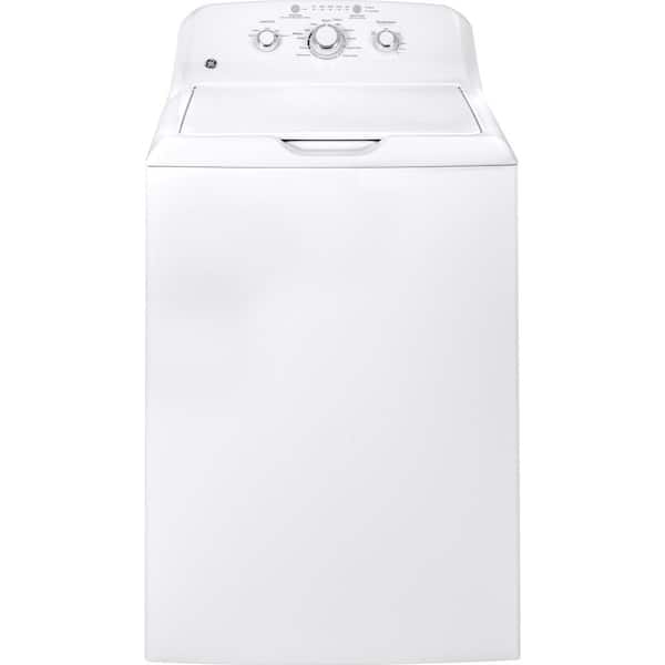 GE 3.8 cu. ft. White Top Load Washing Machine with Stainless Steel Tub