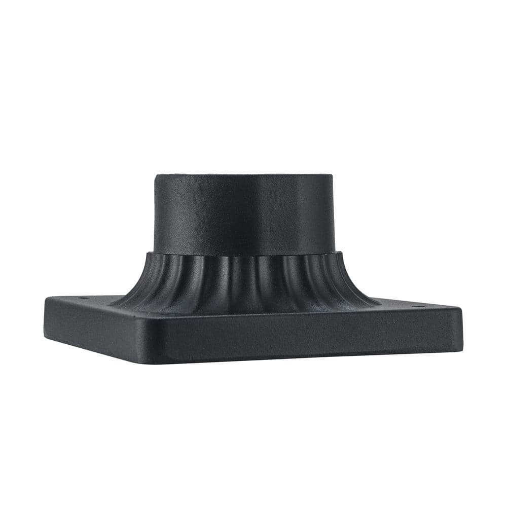 UPC 736916001007 product image for Canby 5.5 in. Black Square Pier Mount Base for 3 inch Post Top Mounts | upcitemdb.com