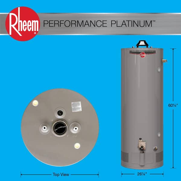 Rheem Performance Platinum 75 Gal. Tall 76,000 BTU Natural Gas Water Heater  with 12-Year Warranty XG75T12ST76U0 - The Home Depot