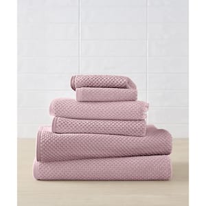Blue Loom Lilly Cotton blend 6-Pcs Towel Set, Peony