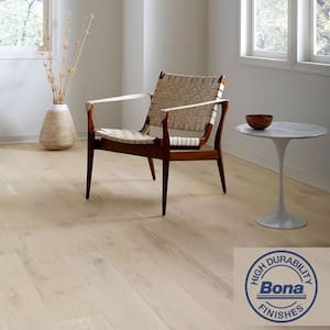 Ire Mist White Oak 1/2 in. T x 7.5 in. W Tongue and Groove Wire Brushed Engineered Hardwood Flooring(1399.05sqft/pallet)
