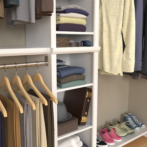 ClosetMaid 60 W - 96 W Wire Closet Organizer Kit with Shoe Shelf &  Reviews