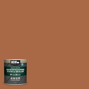 8 oz. #PPU3-16 Maple Glaze Solid Color Waterproofing Exterior Wood Stain and Sealer Sample