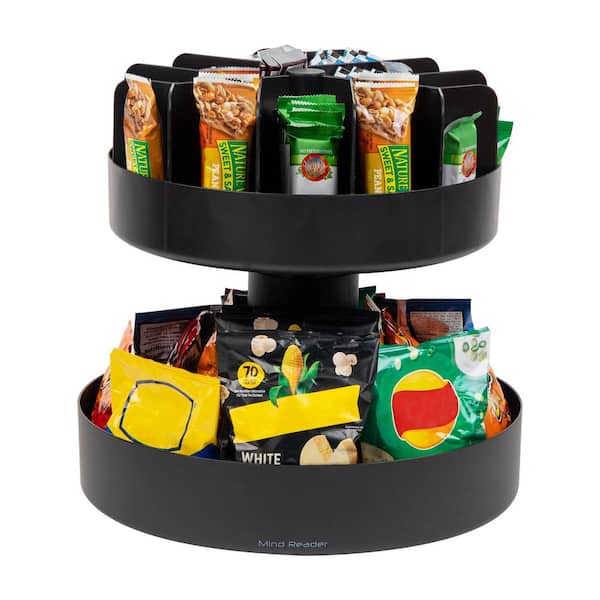 Mind Reader Network Collection 4 Compartment Utensil or Supply Caddy with  Handle 4 34 H x 7 W x 10 L Black - Office Depot