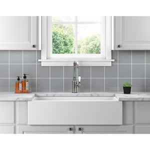 Restore Ash Gray 6 in. x 6 in. Glazed Ceramic Wall Tile (12.5 sq. ft. / case)