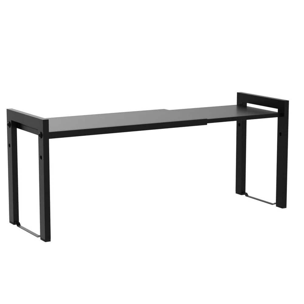 Black Expandable Cabinet Shelf Organizer, Stackable Kitchen Counter Shelf Rack, Sink Riser and Countertop Storage price history on PriceWatchPro