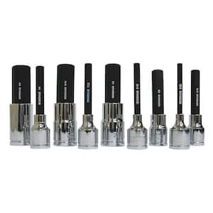Standard Hex End Sockets and Bits Tool Set with ProGuard (9-Piece)