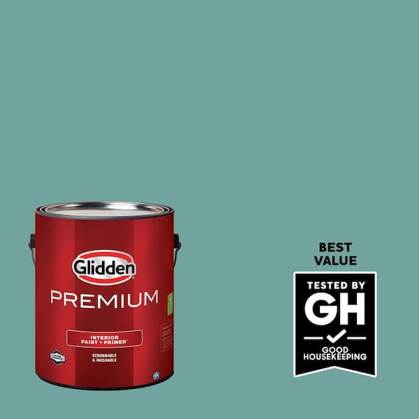 Glidden Premium 1 gal. PPG1142-5 Catalina Satin Interior Latex Paint