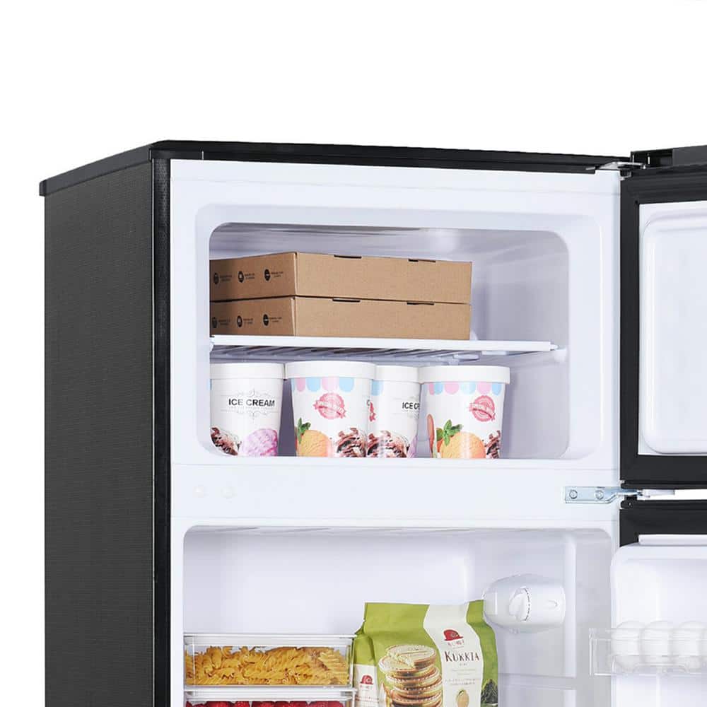 Buy 7.3 cu. ft. 2Door Mini Fridge in Black with Freezer Online at
