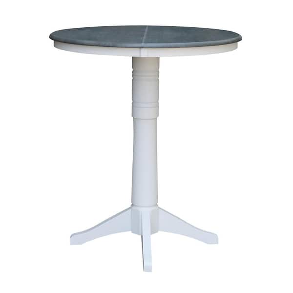 Tall white dining discount table