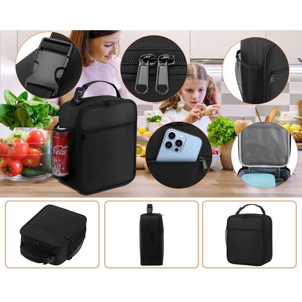 Insulated Lunch Bag for Women Men, Multi Compartment Lunch Backpack (Black) Amazon.com : Maelstrom Travel Backpack for Women Men,Laptop  main image 3