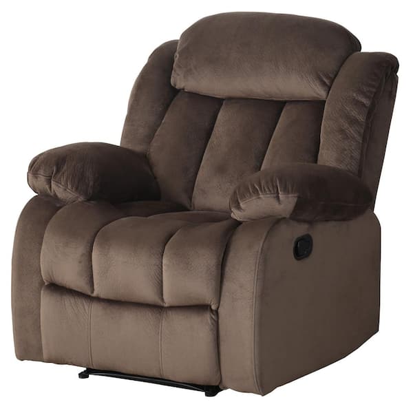 AndMakers Teddy Bear Cocoa Brown Reclining Chair